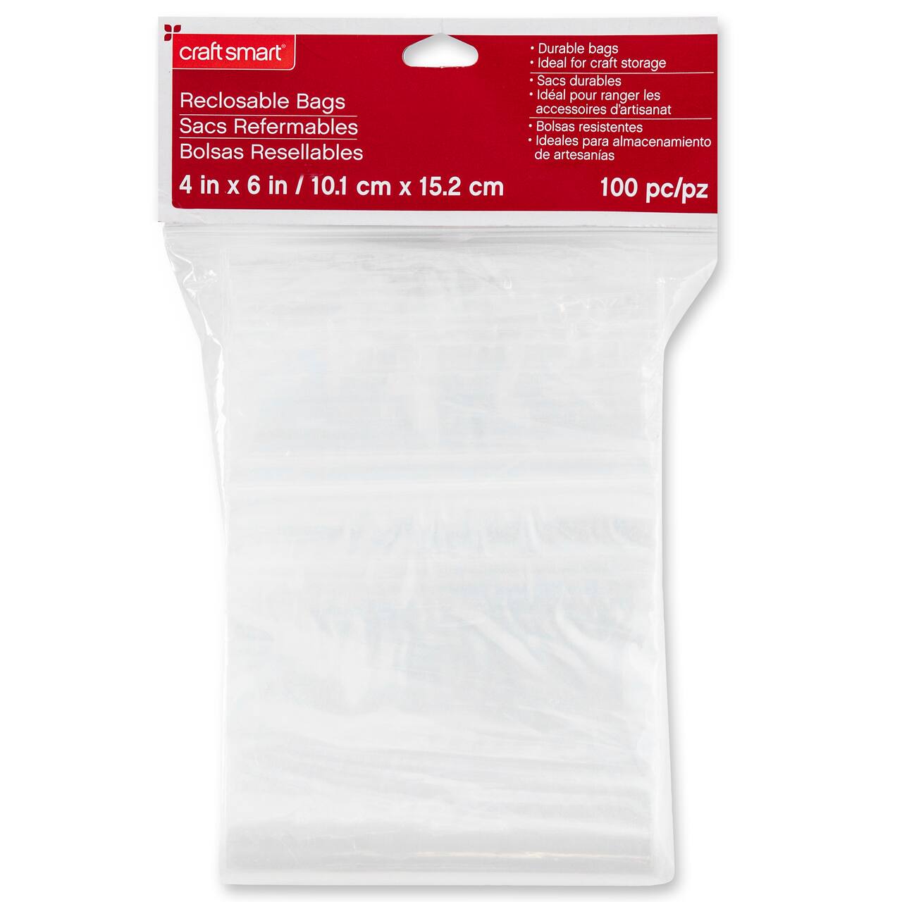 12 Packs: 100 ct. (1200 total) Recloseable Bags by Craft Smart®